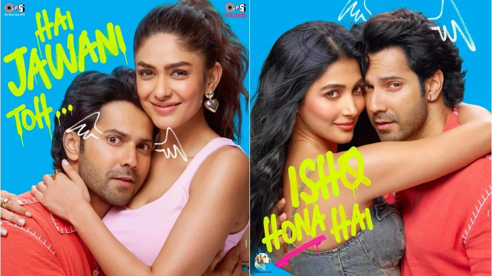 फिल्म 'है जवानी तो इश्क...' की पहली झलक जारी, 2 हसीनाओं के बीच फंसे वरुण धवन