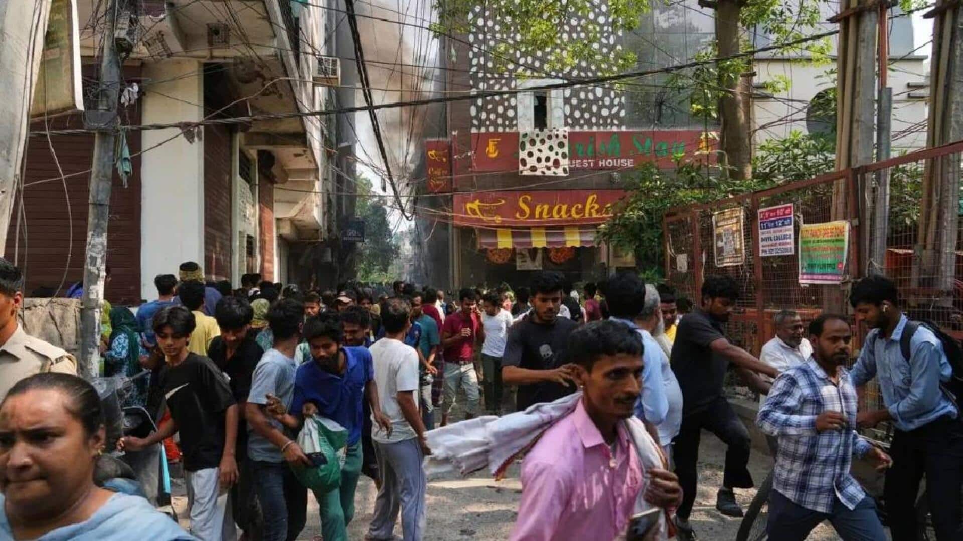 दिल्ली के मालवीय नगर में रेस्तरां में लगी भीषण आग, विदेशी नागरिक समेत 21 की मौत