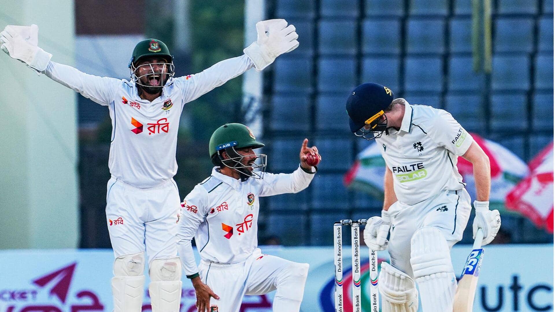 बांग्लादेश ने पहले टेस्ट में आयरलैंड को पारी और 47 रन से हराया, ये बने रिकॉर्ड्स 
