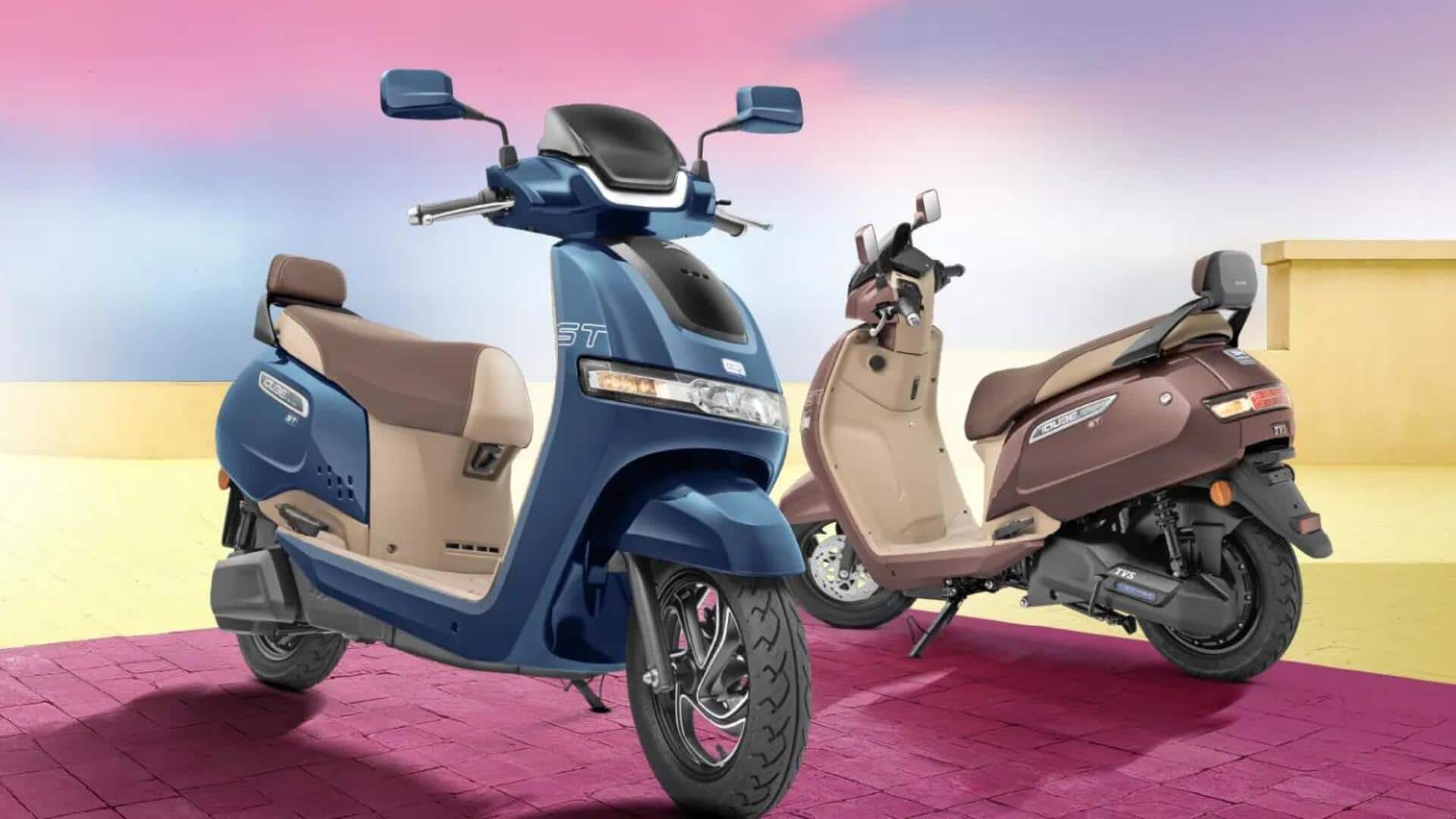 TVS i-क्यूब ने बिक्री में हासिल किया मील का पत्थर, इतने बेच डाले TVS i-क्यूब ने बिक्री में हासिल किया मील का पत्थर, इतने बेच डाले