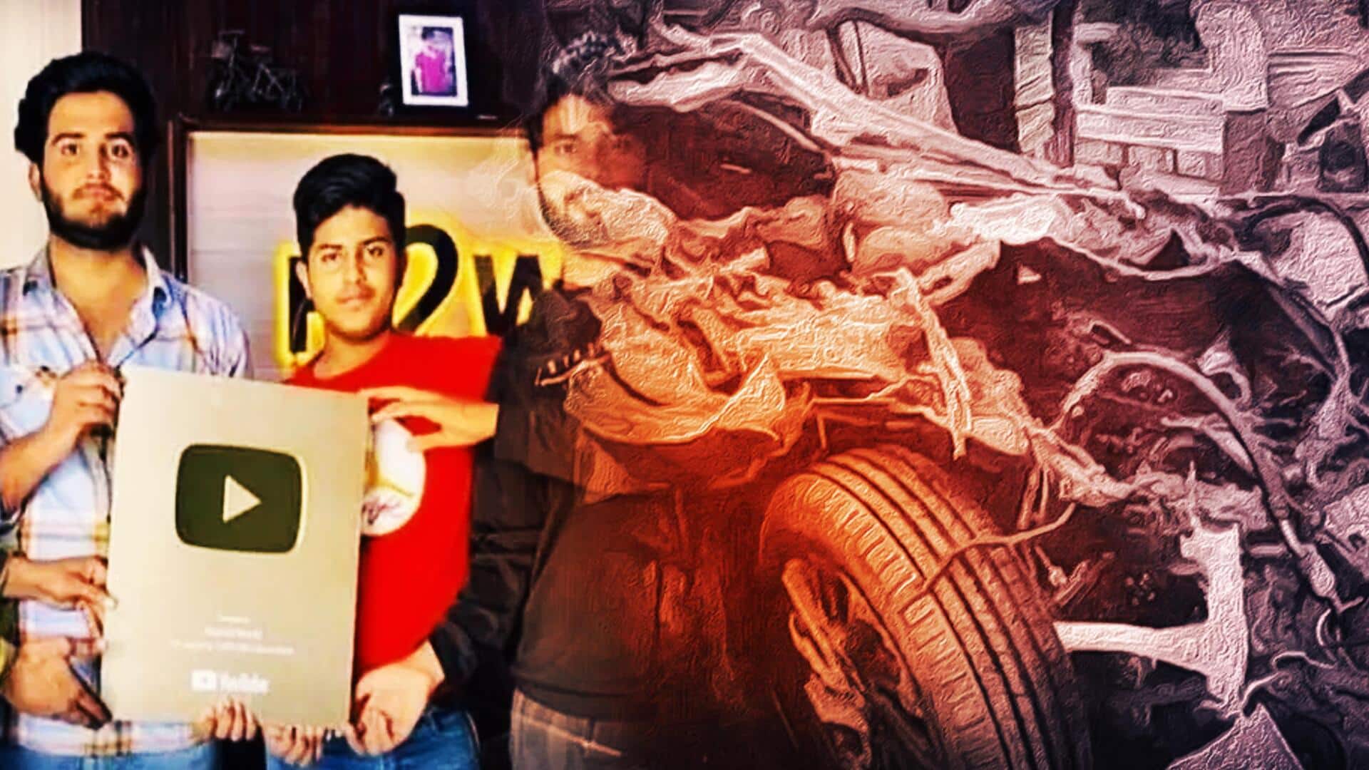 उत्तर प्रदेश: अमरोहा में 2 कार आमने-सामने भिड़ी, 4 युवा यूट्यूबर्स की मौत