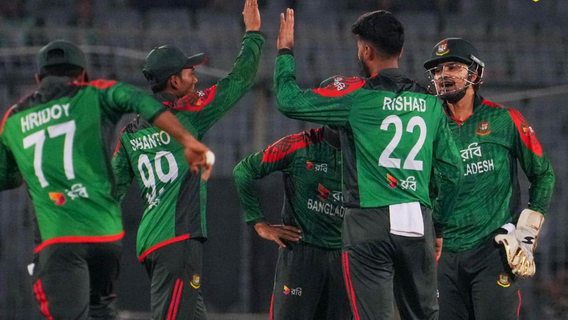 बांग्लादेश ने पहले वनडे में वेस्टइंडीज को हराया, मैच में ये बने रिकॉर्ड्स बांग्लादेश ने पहले वनडे में वेस्टइंडीज को हराया, मैच में ये बने रिकॉर्ड्स