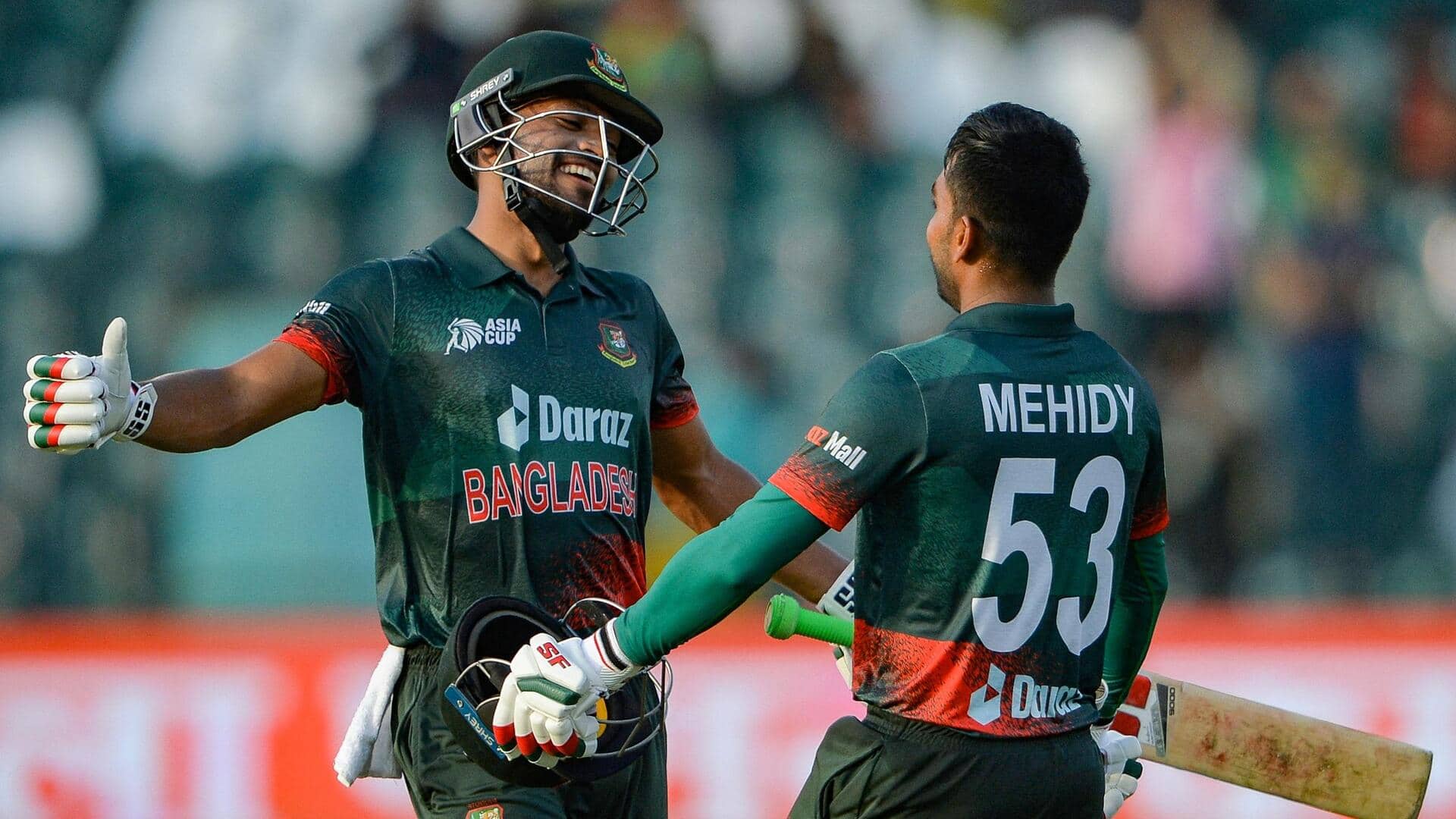 बांग्लादेश बनाम श्रीलंका: नजमुल हसन शांतो ने लगाया अपना तीसरा वनडे शतक, बनाए ये रिकॉर्ड्स 