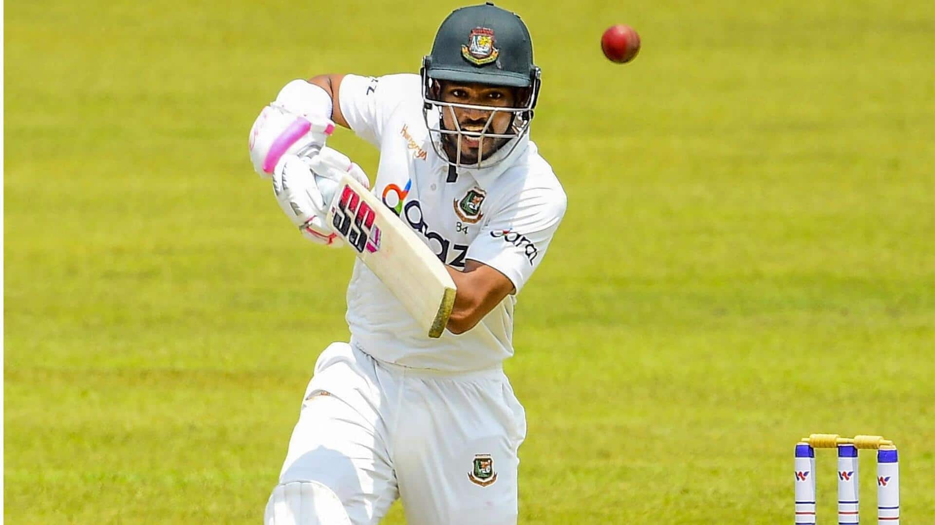बांग्लादेश बनाम आयरलैंड: नजमुल हुसैन शांतो ने टेस्ट में अपना 8वां शतक लगाया, जानिए उनके आंकड़े