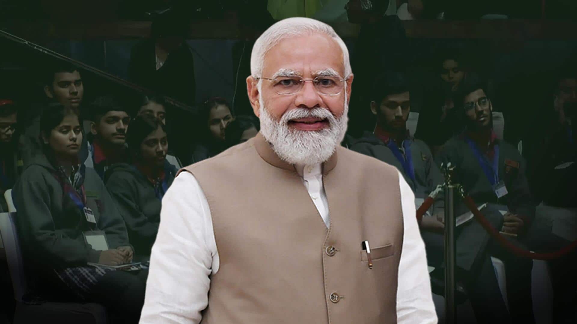 परीक्षा पे चर्चा: प्रधानमंत्री मोदी ने की छात्रों से बातचीत, सफलता के लिए बताए ये टिप्स