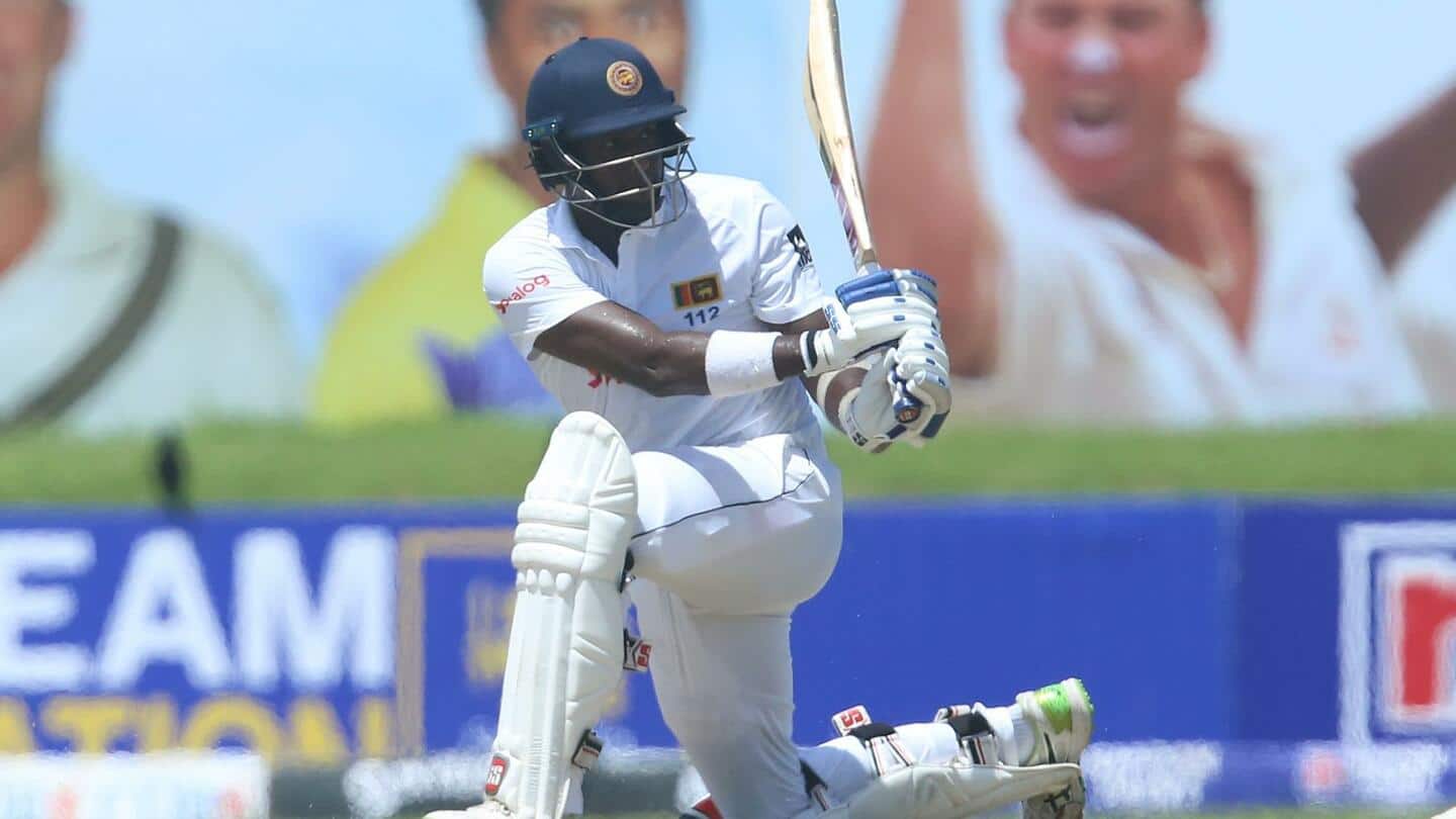 श्रीलंका बनाम ऑस्ट्रेलिया: कोरोना पॉजिटिव होकर पहले टेस्ट के बीच से ही बाहर हुए एंजेलो मैथ्यूज