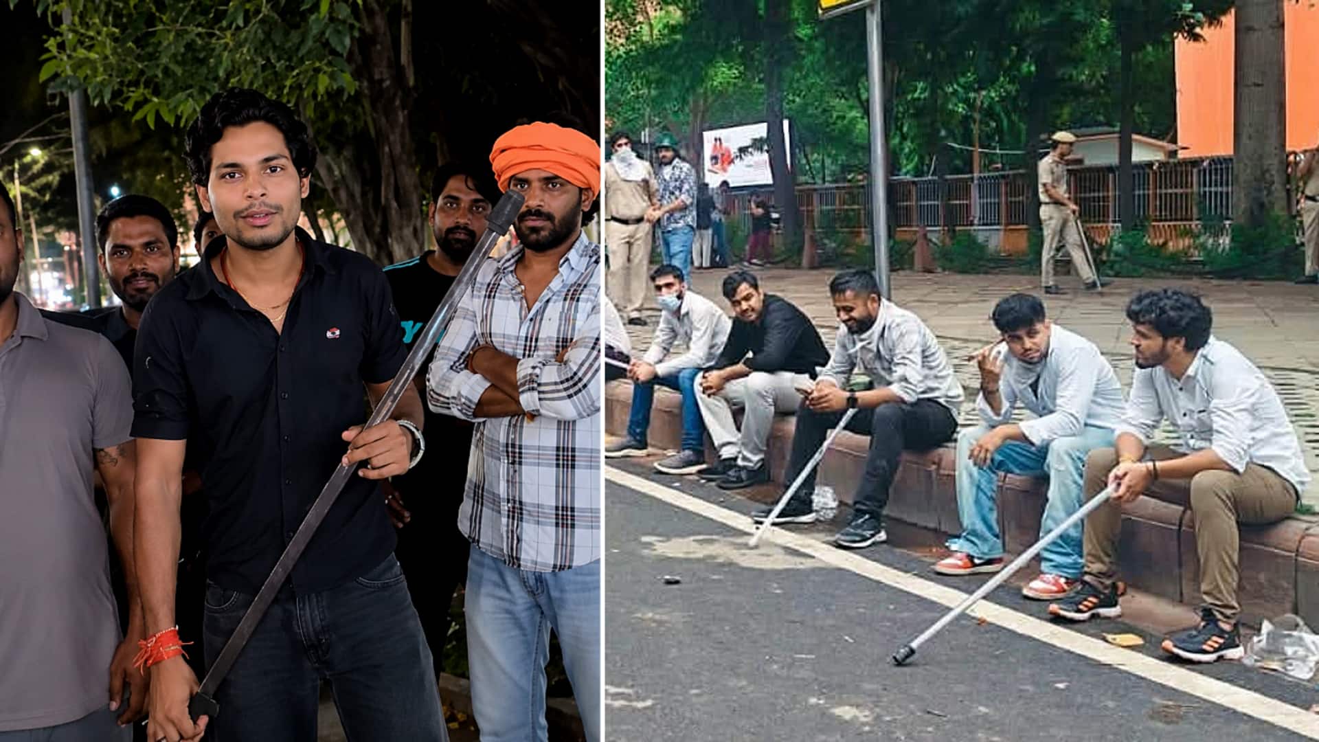 CJP का आरोप- दिल्ली में प्रदर्शनकारियों के खिलाफ डंडे लेकर पुलिस का समर्थन करने उतरे "गुंडे"