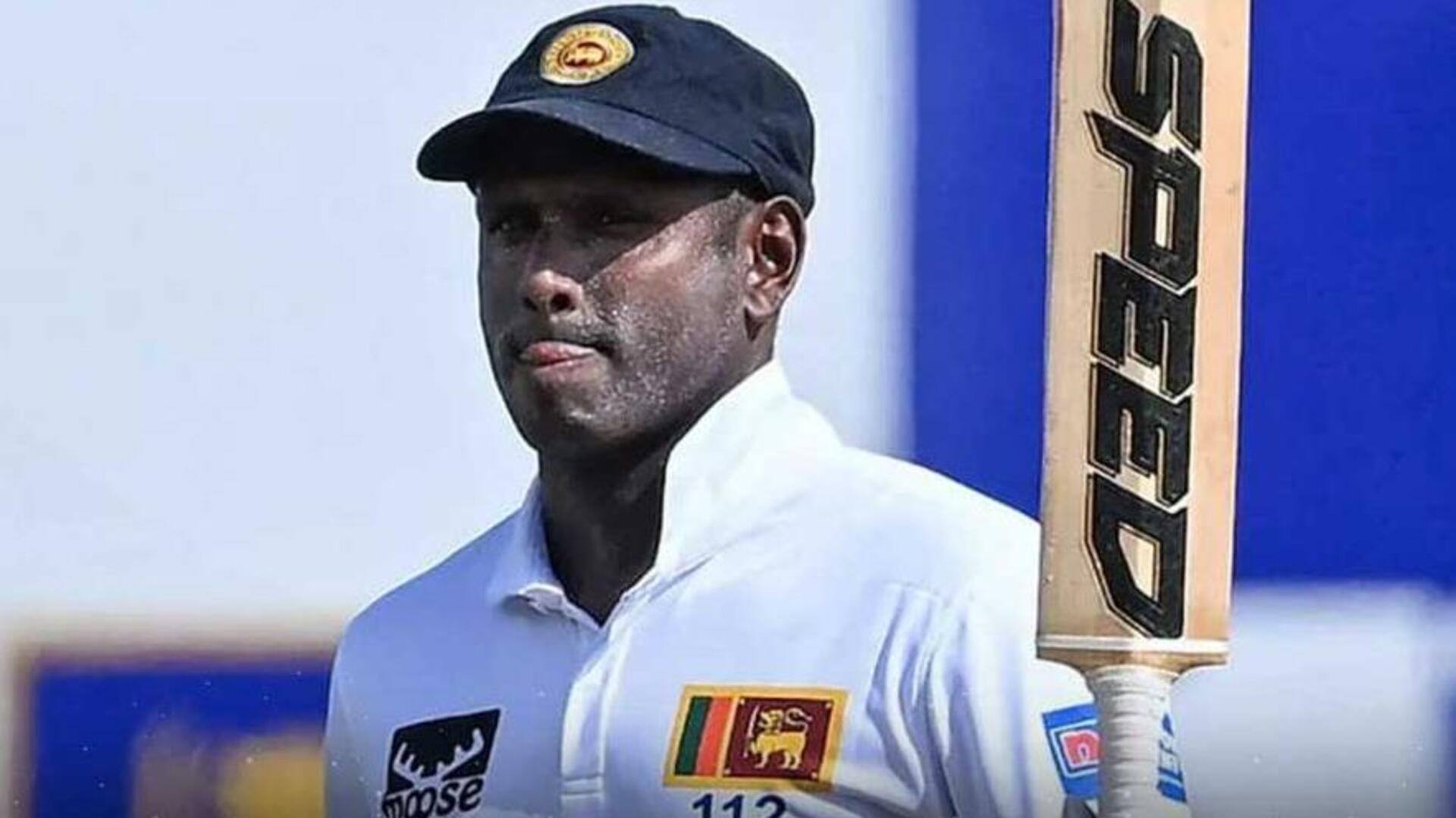 श्रीलंका बनाम पाकिस्तान: एंजेलो मैथ्यूज ने लगाया टेस्ट करियर का 40वां अर्धशतक, जानिए उनके आंकड़े