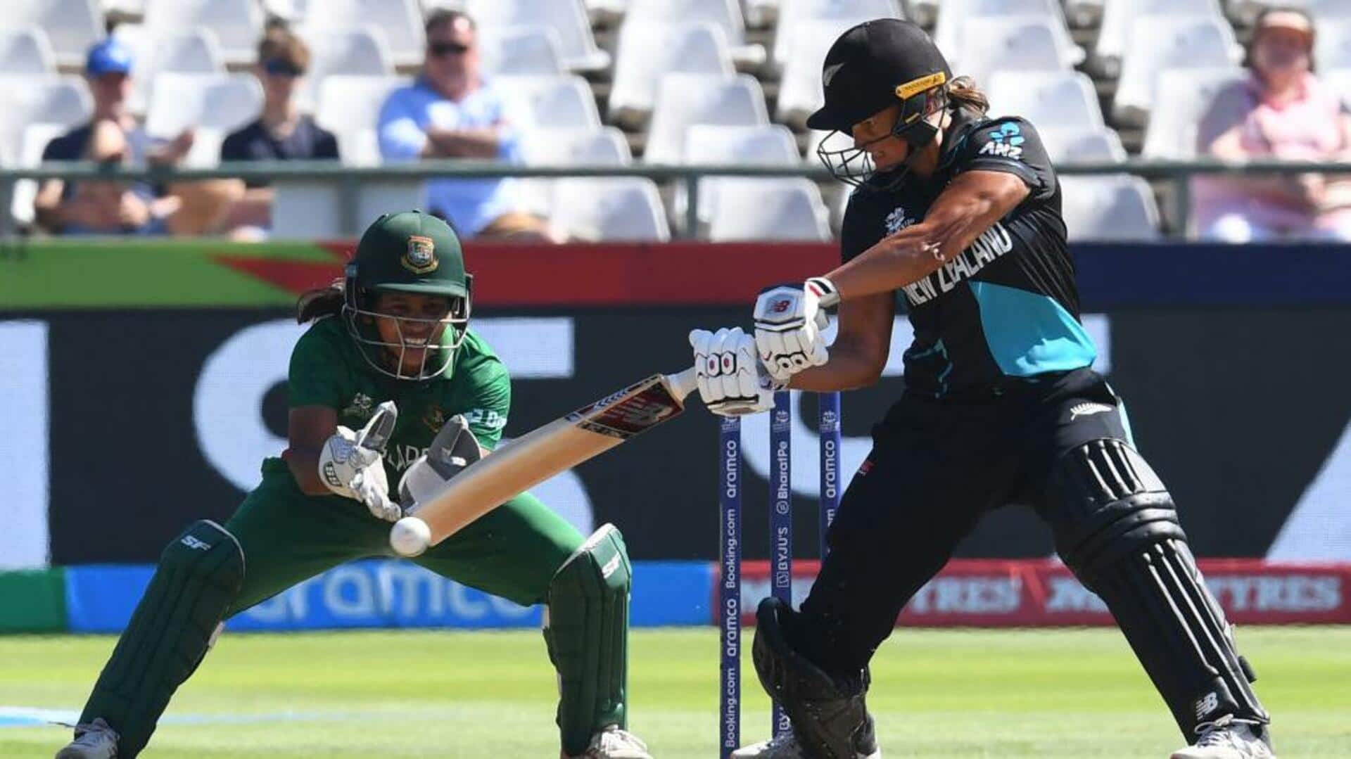 महिला टी-20 विश्व कप: न्यूजीलैंड ने बांग्लादेश को 71 रन से हराया, ये बने रिकॉर्ड्स