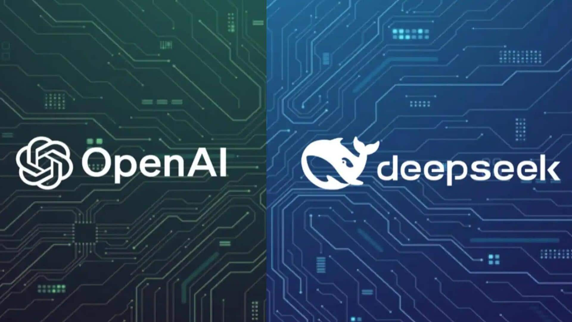 OpenAI ने डीपसीक पर लगाया सुरक्षा खतरे का आरोप, अमेरिका से की प्रतिबंध की सिफारिश