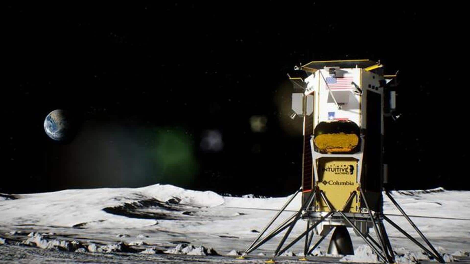 अमेरिका 50 साल बाद फिर चंद्रमा पर, दक्षिणी ध्रुव पर हुई ओडिसियस की लैंडिंग