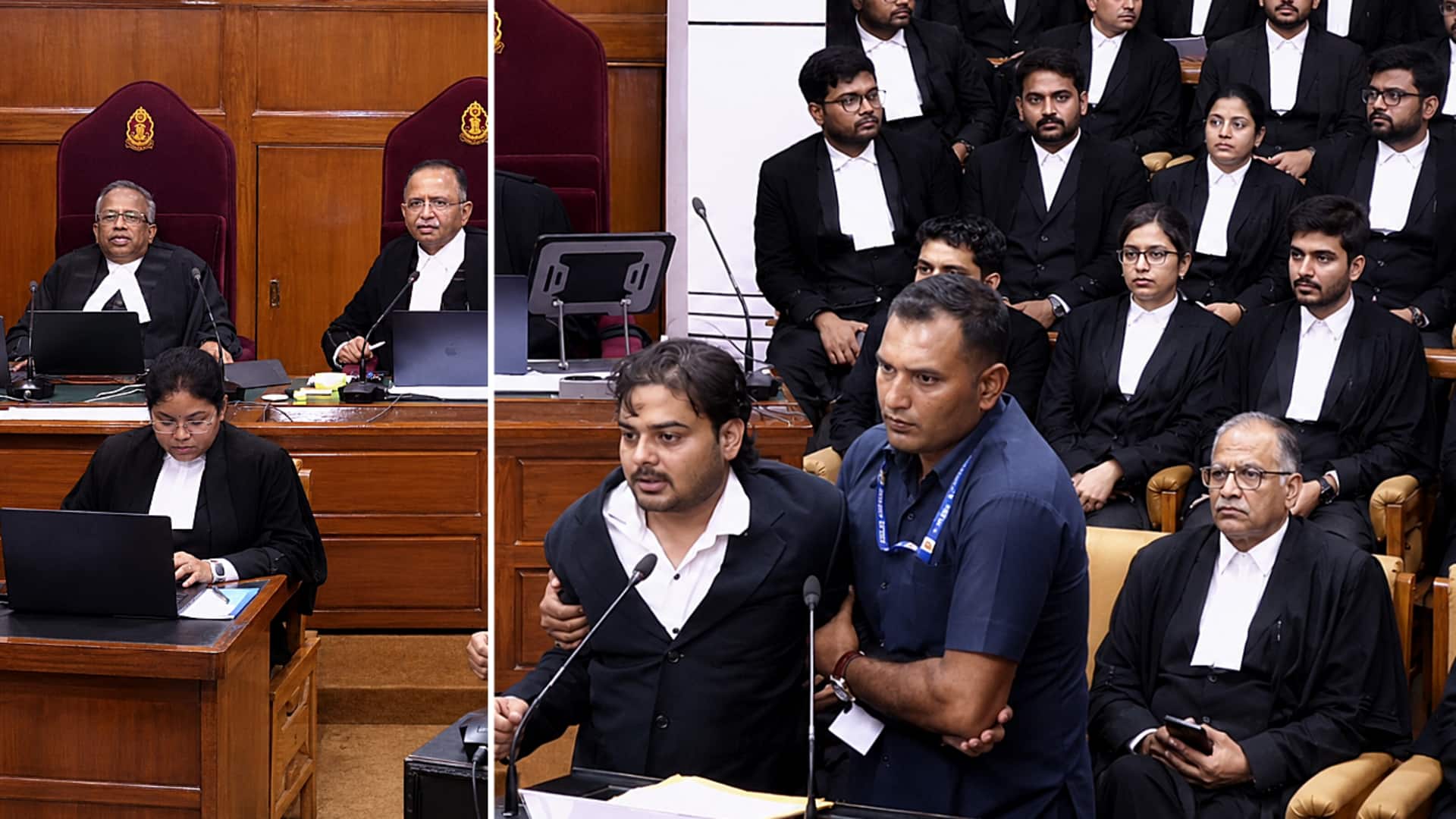 सुप्रीम कोर्ट के कोर्ट रूम में याचिकाकर्ता ने आपा खोया; दस्तावेज उड़ाए, CJI को गाली दी