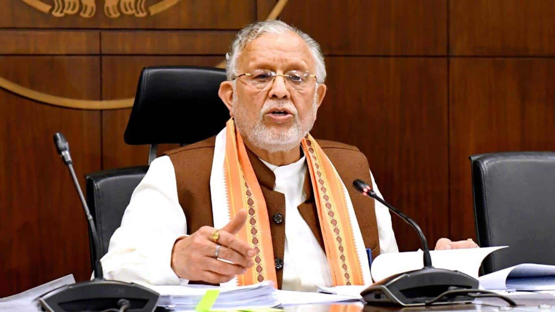 सुरेश खन्ना ने उत्तर प्रदेश सरकार का 10वां बजट पेश किया, सबसे लंबे समय तक वित्तमंत्री