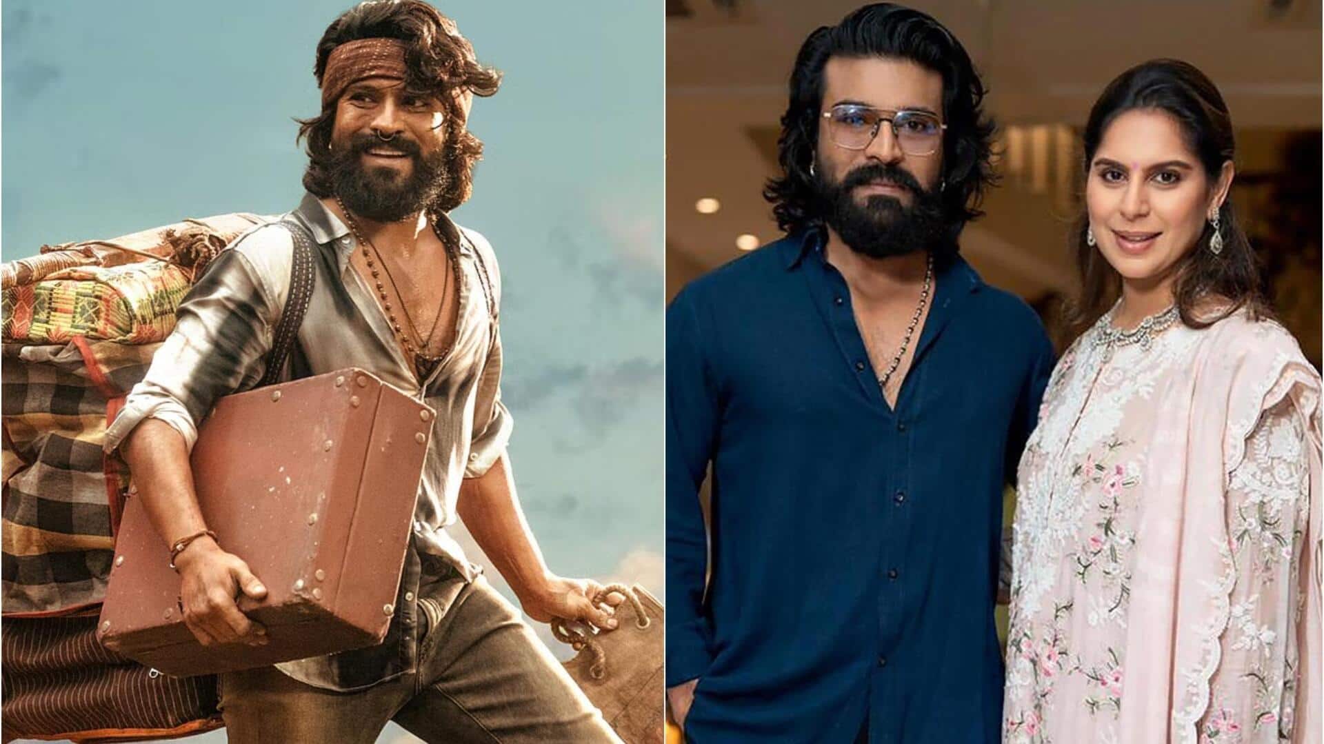राम चरण की 'पेड्‌डी' ने दुनियाभर में कमाए 100 करोड़, पत्नी उपासना ने यूं मनाया जश्न