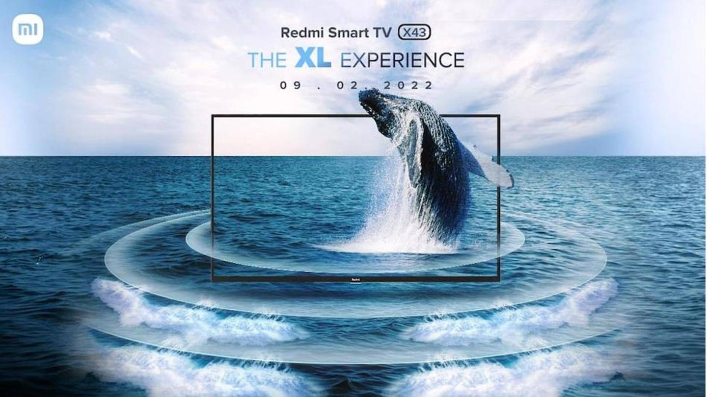 अगले महीने भारत में लॉन्च होगा रेडमी स्मार्ट टीवी X43, जानें क्या हैं फीचर्स