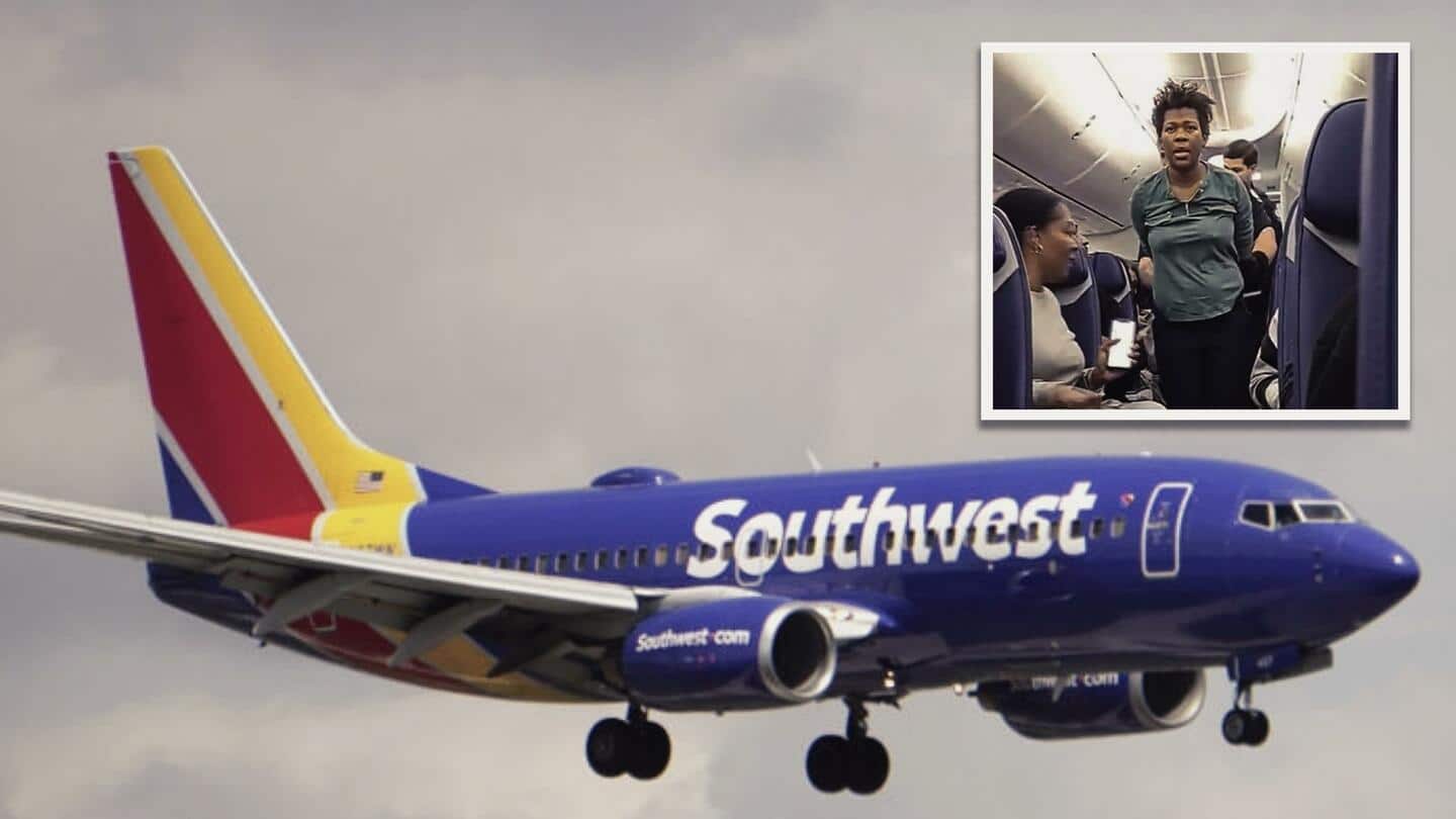 महिला यात्री ने की उड़ते विमान का दरवाजा खोलने की कोशिश, कहा- जीजस ने दिया आदेश