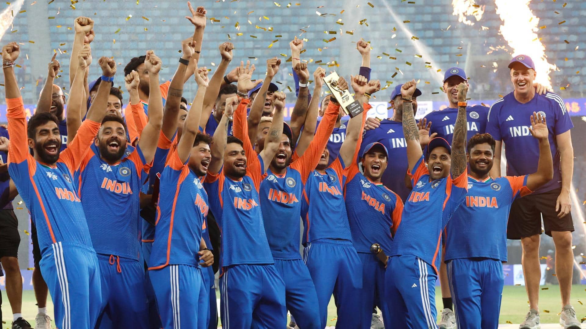 भारतीय टीम ने मोहसिन नकवी से नहीं ली एशिया कप की ट्रॉफी, खाली हाथ मनाया जश्न