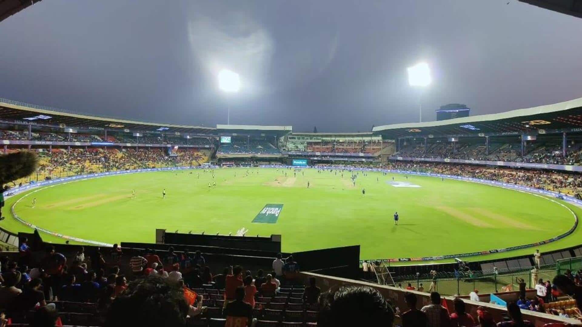 IPL 2024: RCB बनाम KKR मुकाबले की पिच रिपोर्ट, जानिए एम चिन्नास्वामी स्टेडियम के आंकड़े