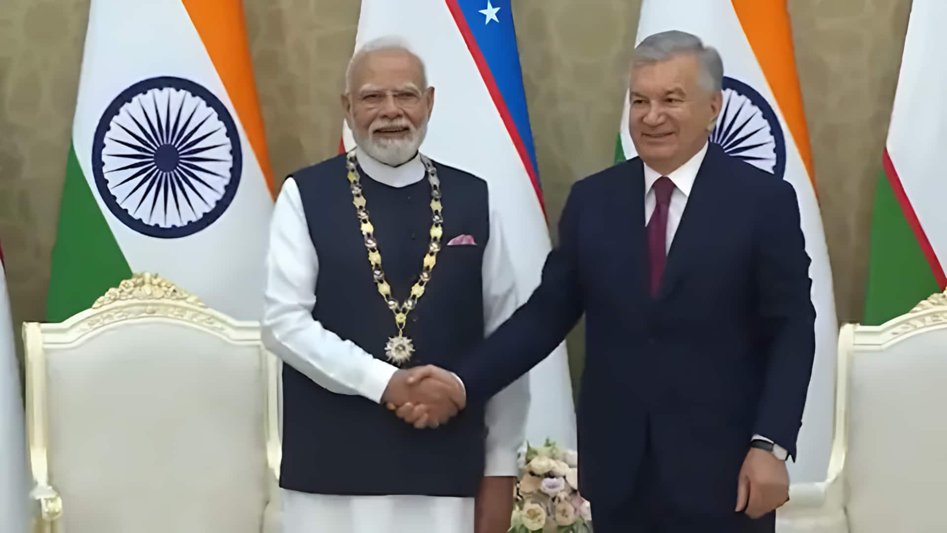 प्रधानमंत्री मोदी को मिला उज्बेकिस्तान का सर्वोच्च सम्मान, यूरेनियम आपूर्ति पर भी हुई चर्चा