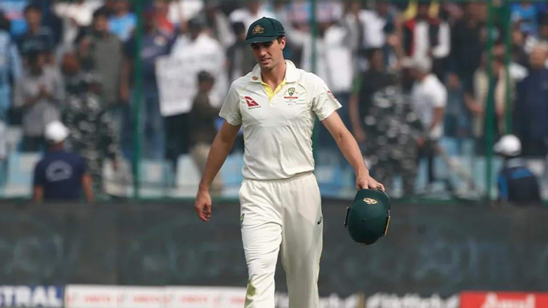 बॉर्डर-गावस्कर ट्रॉफी: ऑस्ट्रेलिया को बड़ा झटका, तीसरे टेस्ट से बाहर हुए कप्तान पैट कमिंस 