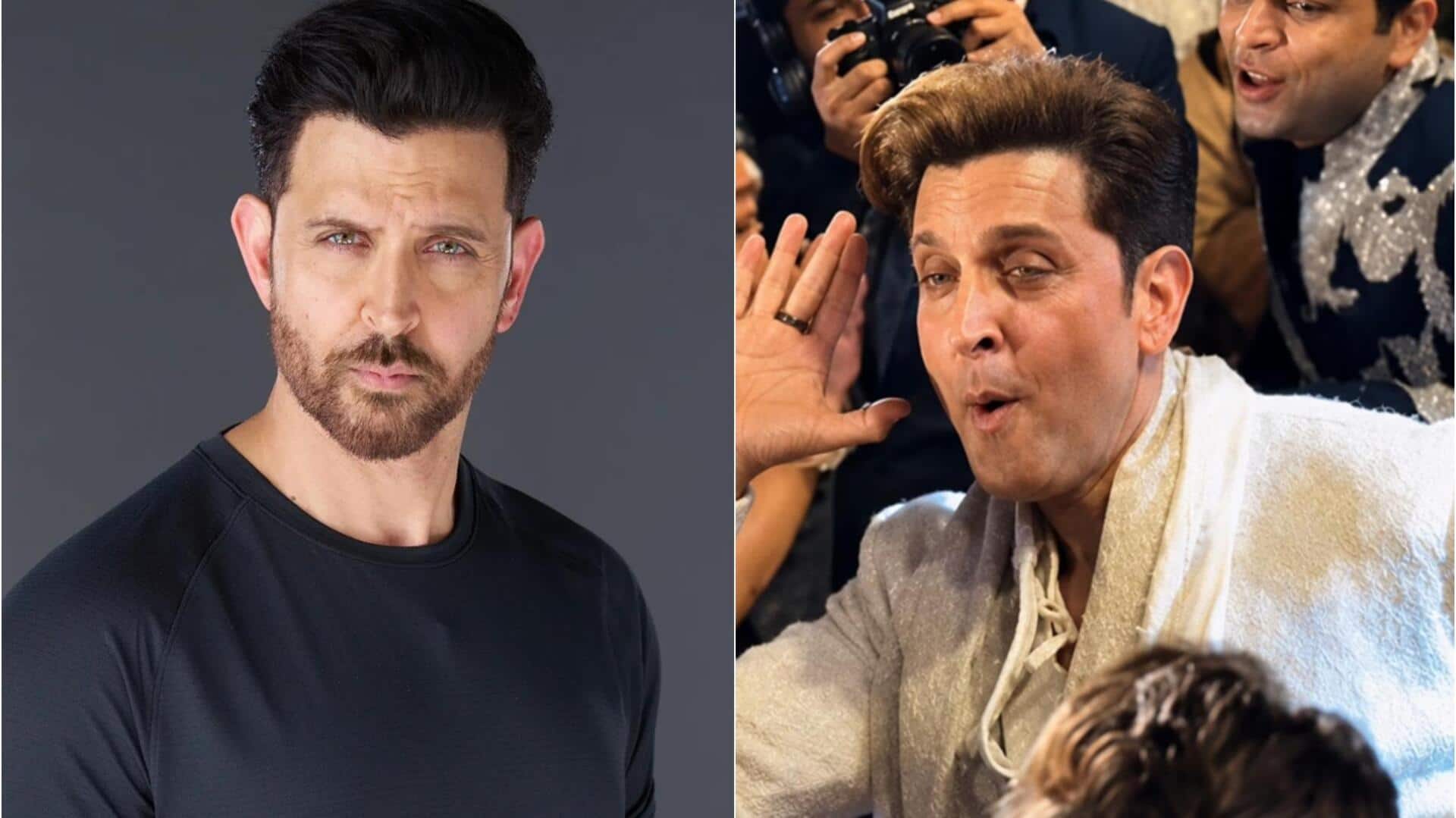 ऋतिक रोशन शादी समारोह में जमकर नाचे, डांस का वीडियो देख मंत्रमुग्ध हुए फैंस
