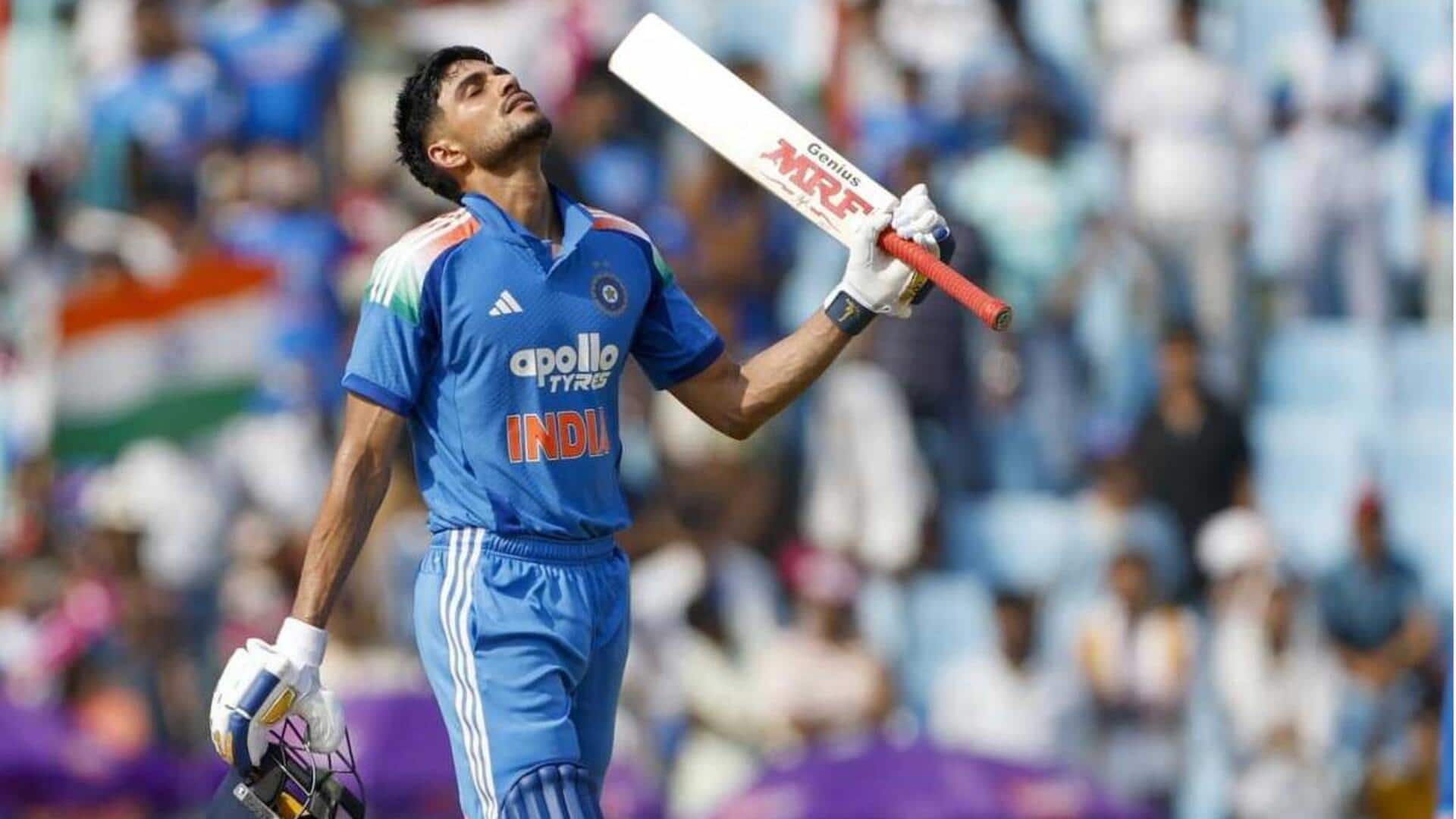 शुभमन गिल 5 बार ICC 'प्लेयर ऑफ द मंथ' का खिताब जीतने वाले पहले खिलाड़ी बने