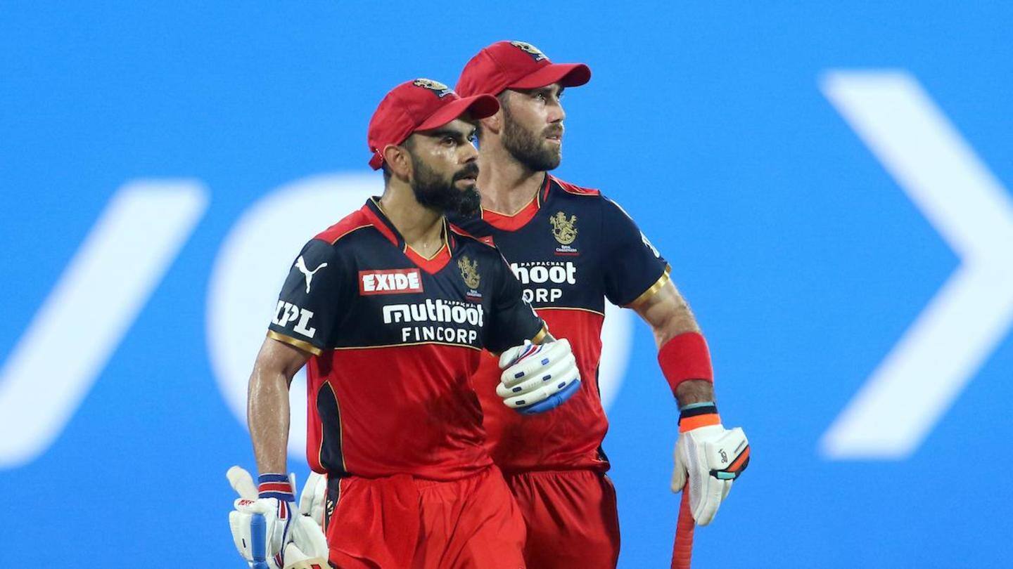 कोहली और मैक्सवेल ने की अर्धशतकीय साझेदारी कोहली और मैक्सवेल ने की अर्धशतकीय साझेदारी