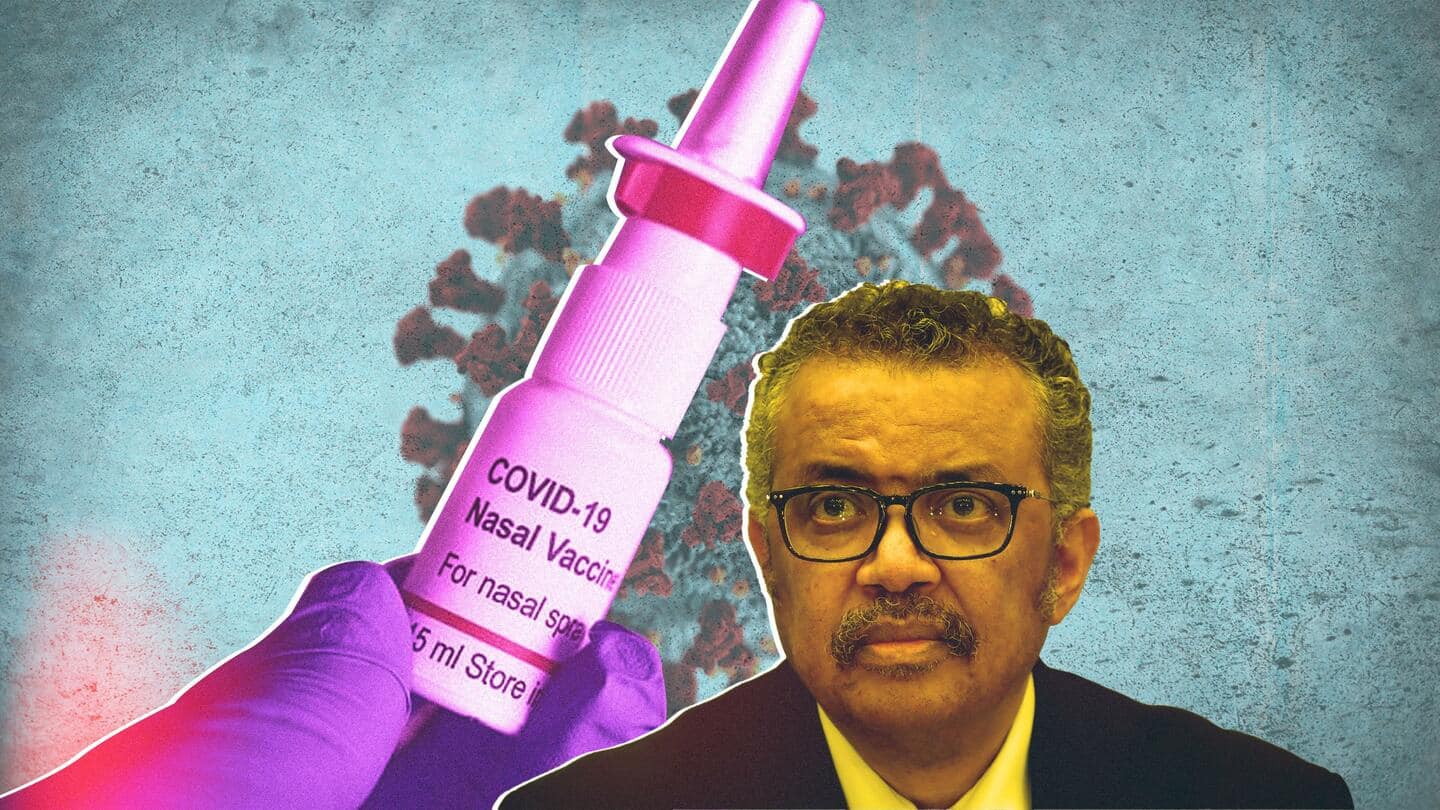 WHO ने भारत बायोटेक की नाक से दी जाने वाली कोरोना वैक्सीन को सराहा