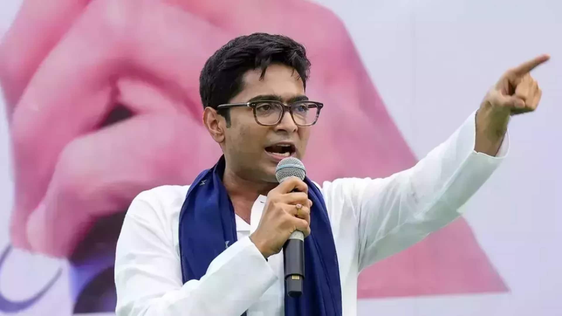 पश्चिम बंगाल: भाजपा ने अभिषेक बनर्जी से जुड़ी 43 कथित संपत्तियों की सूची जारी की