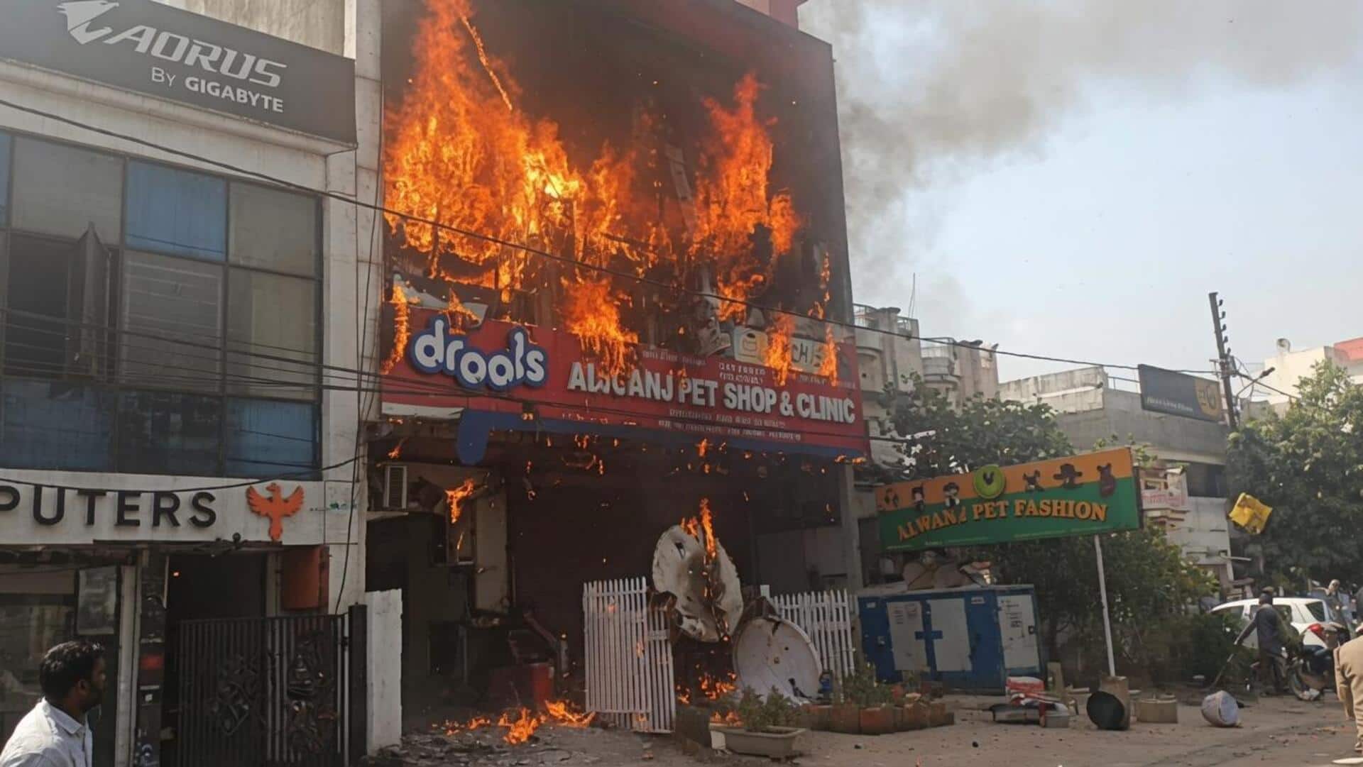 लखनऊ के एनिमेशन सेंटर की इमारत में लगी भीषण आग; 14 की मौत, रो पड़े उपमुख्यमंत्री