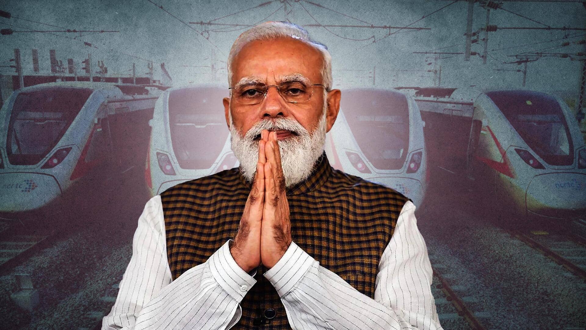 प्रधानमंत्री मोदी ने किया देश की पहली रैपिड रेल 'नमो भारत' का उद्घाटन