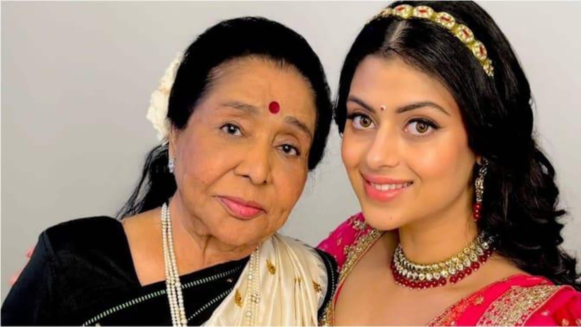 दादी आशा भोसले को याद कर भावुक हुईं जनाई, लिखा- वह सभी के दिलों में रहेंगी