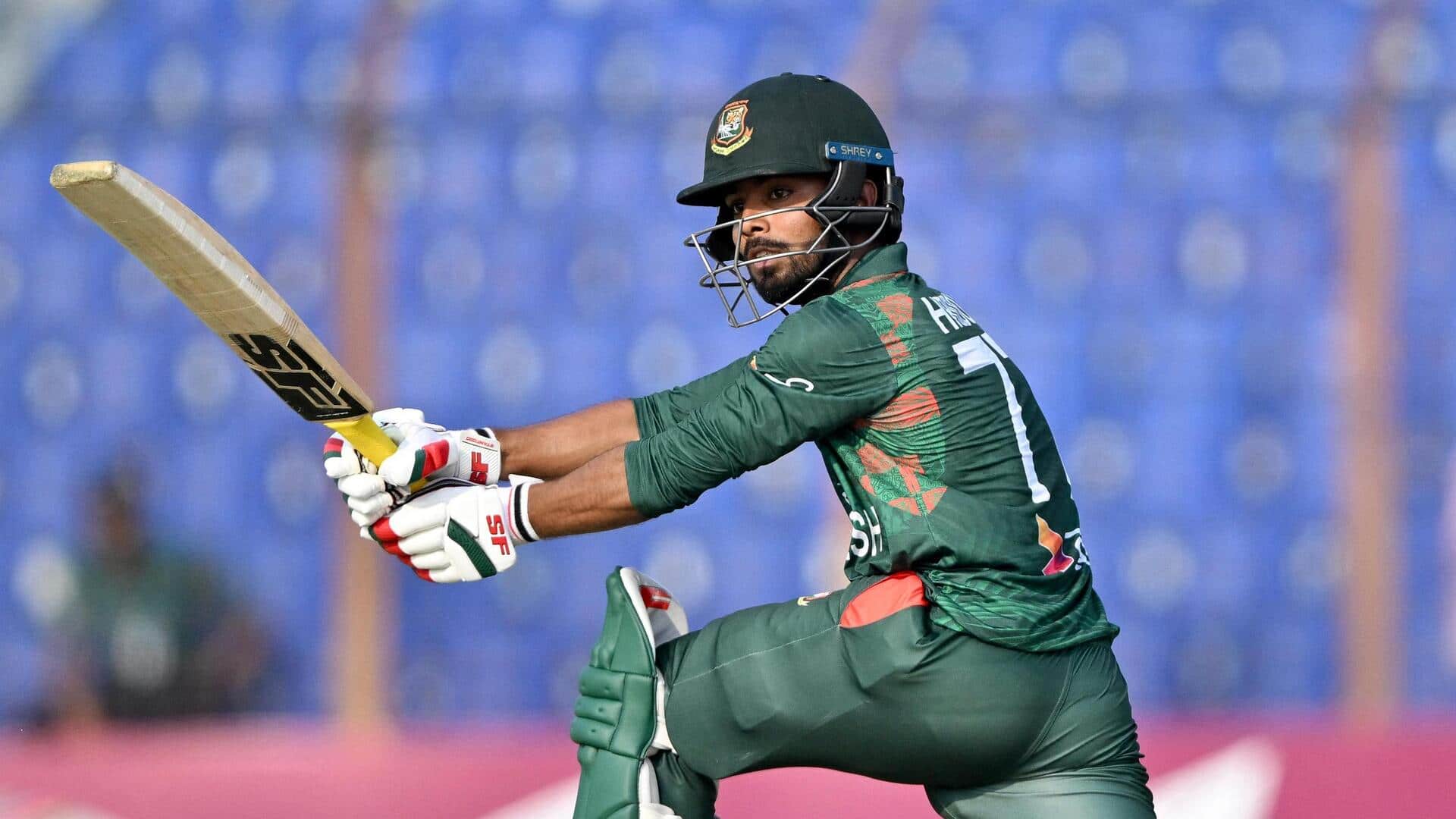 बांग्लादेश बनाम श्रीलंका: तौहीद हृदोय ने बनाया वनडे करियर का सर्वश्रेष्ठ स्कोर, जानिए उनके आंकड़े 