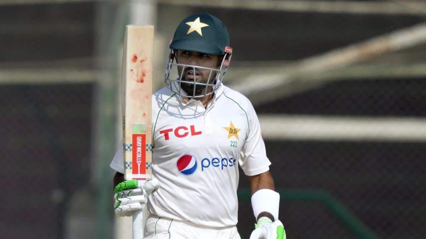 पाकिस्तान बनाम न्यूजीलैंड: बाबर आजम रहे पहले दिन के खेल में मुख्य आकर्षण