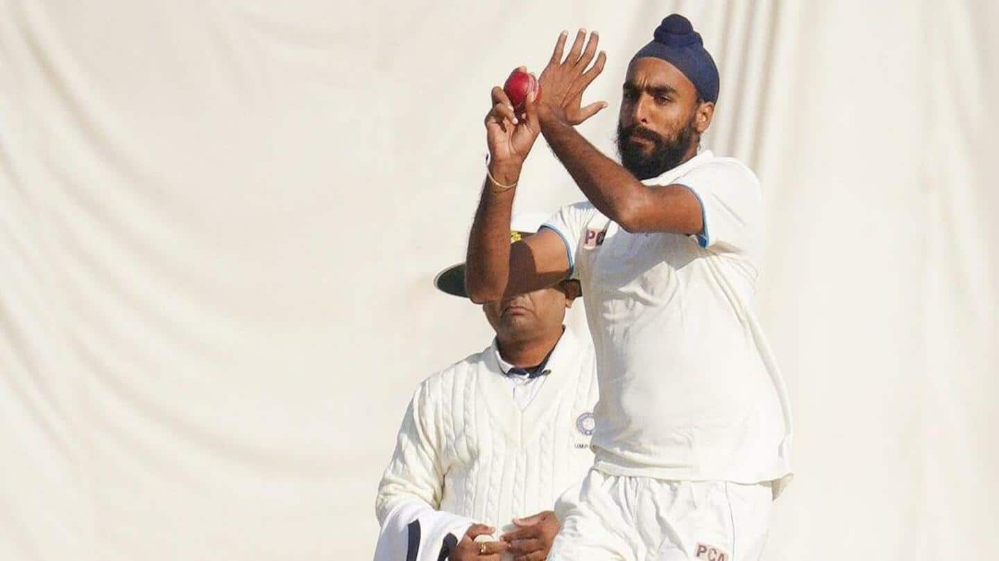 रणजी ट्रॉफी: बलतेज सिंह ने जम्मू-कश्मीर के खिलाफ दोनों पारियों में लिए 5-5 विकेट