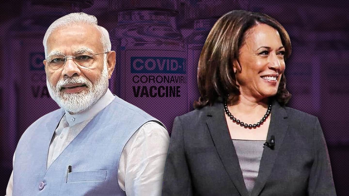 प्रधानमंत्री मोदी और कमला हैरिस ने की फोन पर बातचीत, भारत को कोरोना वैक्सीन भेजेगा अमेरिका