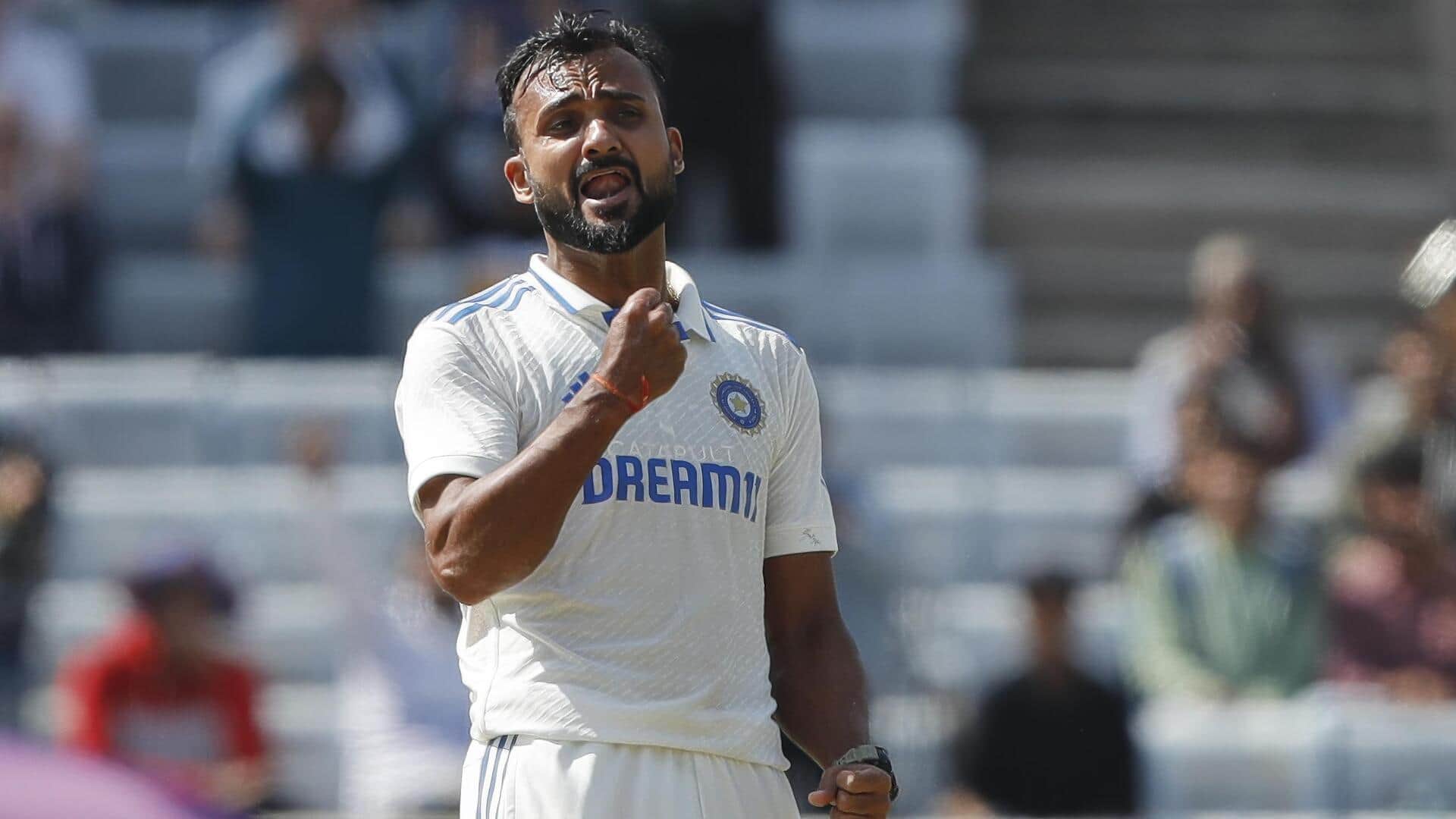 इंग्लैंड बनाम भारत: तेज गेंदबाज आकाश दीप चोट के चलते चौथे टेस्ट से हुए बाहर इंग्लैंड बनाम भारत: तेज गेंदबाज आकाश दीप चोट के चलते चौथे टेस्ट से हुए बाहर