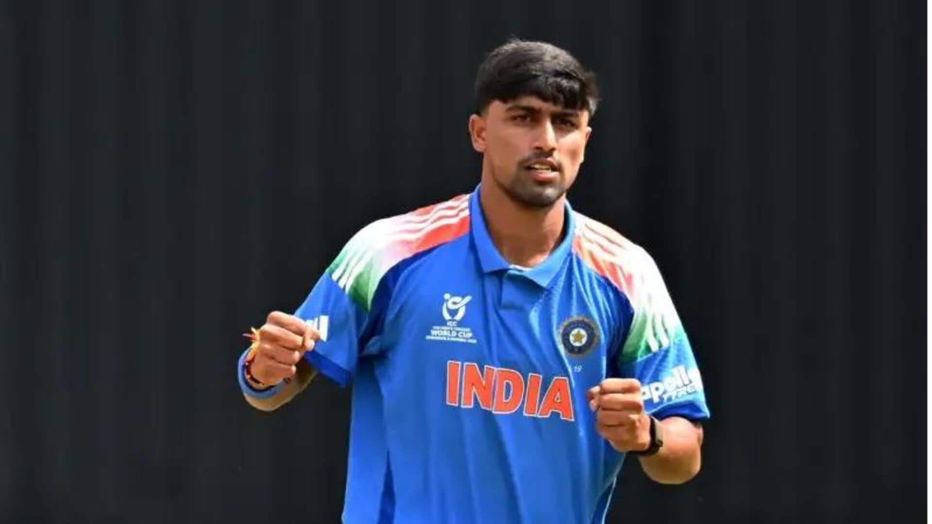 अंडर-19 विश्व कप 2026: भारत के हेनिल पटेल ने अमेरिका के खिलाफ लिए 5 विकेट