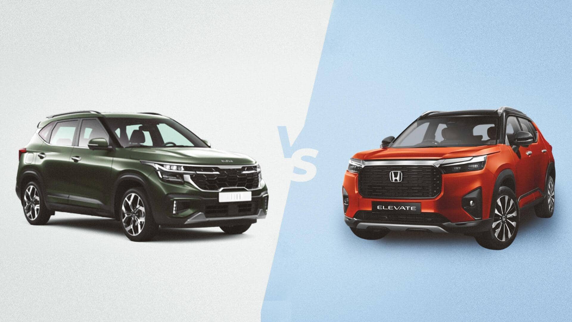 होंडा एलिवेट या किआ सेल्टोस फेसलिफ्ट, जानिए 11 लाख रुपये में कौन-सी SUV है बेहतर 