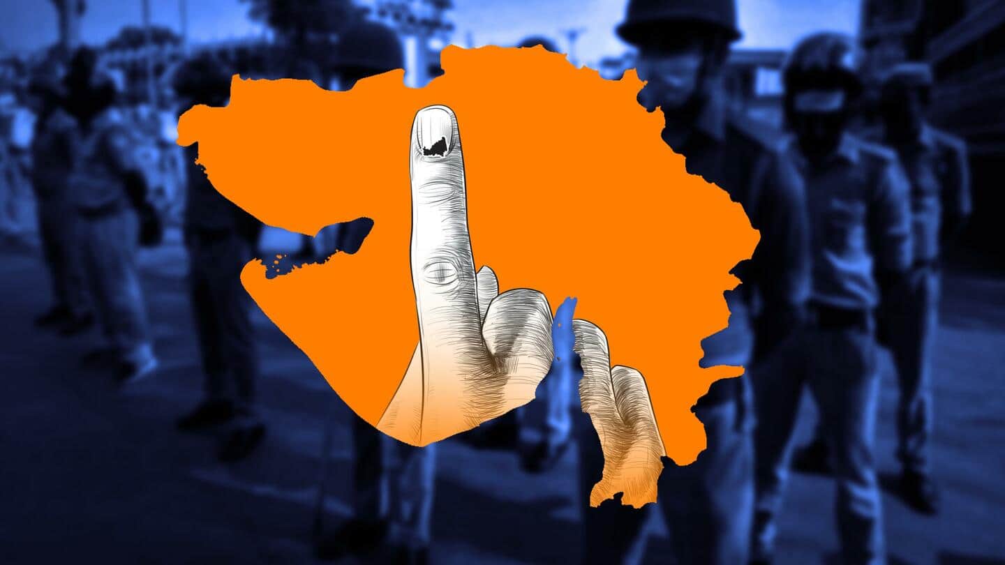 गुजरात चुनाव: मतदान से पहले ऐहतियाती तौर पर हिरासत में लिए गए 25,000 से अधिक लोग