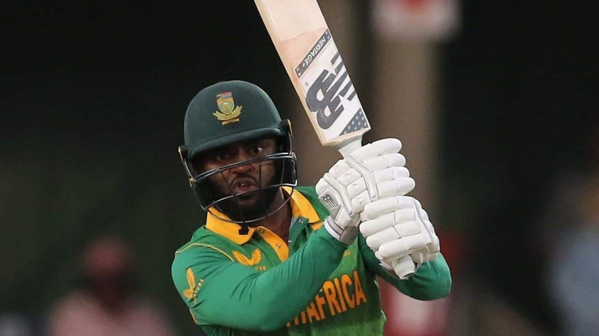 तेम्बा बावुमा बने तीसरे सबसे तेज 1,000 वनडे रन बनाने वाले दक्षिण अफ्रीकी बल्लेबाज