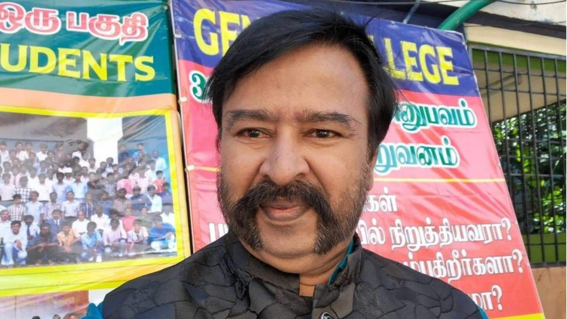 तमिल अभिनेता अरुलमणि का हुआ निधन, 65 साल की उम्र में ली आखिरी सांस तमिल अभिनेता अरुलमणि का हुआ निधन, 65 साल की उम्र में ली आखिरी सांस