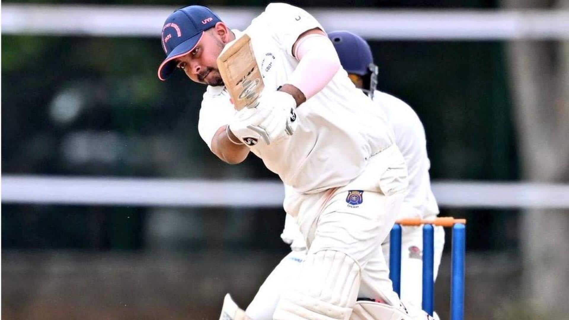 रणजी ट्रॉफी 2025-26: पृथ्वी शॉ ने टूर्नामेंट इतिहास का तीसरा सबसे तेज दोहरा शतक जड़ा