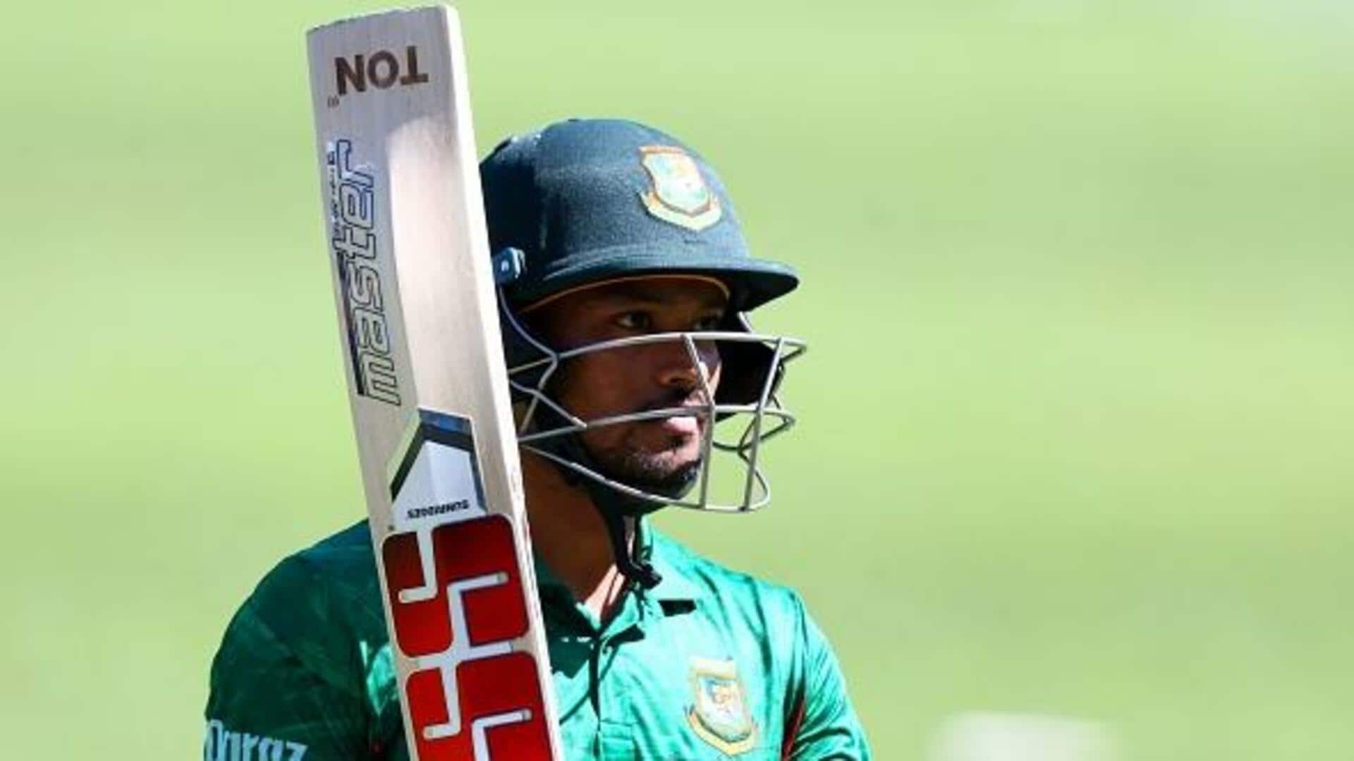 बांग्लादेश बनाम इंग्लैंड: नजमुल हसन शांतो ने लगाया करियर का पहला वनडे अर्धशतक, जानें आंकड़े