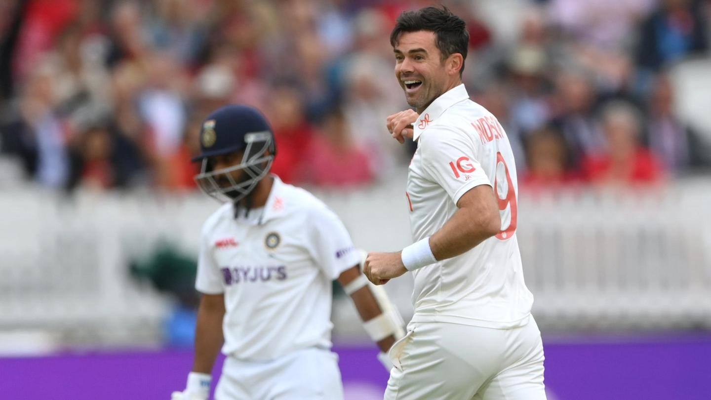 इंग्लैंड बनाम भारत, दूसरा टेस्ट: भारत ने बनाए 364 रन, एंडरसन ने लिए पांच विकेट