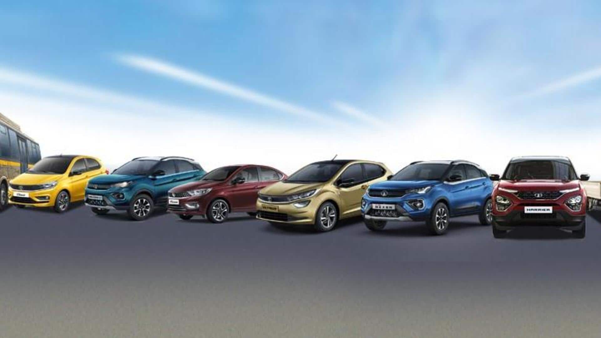 टाटा ने पिछले महीने घरेलू बाजार में बेचीं 46,000 कार, निर्यात में आई गिरावट 