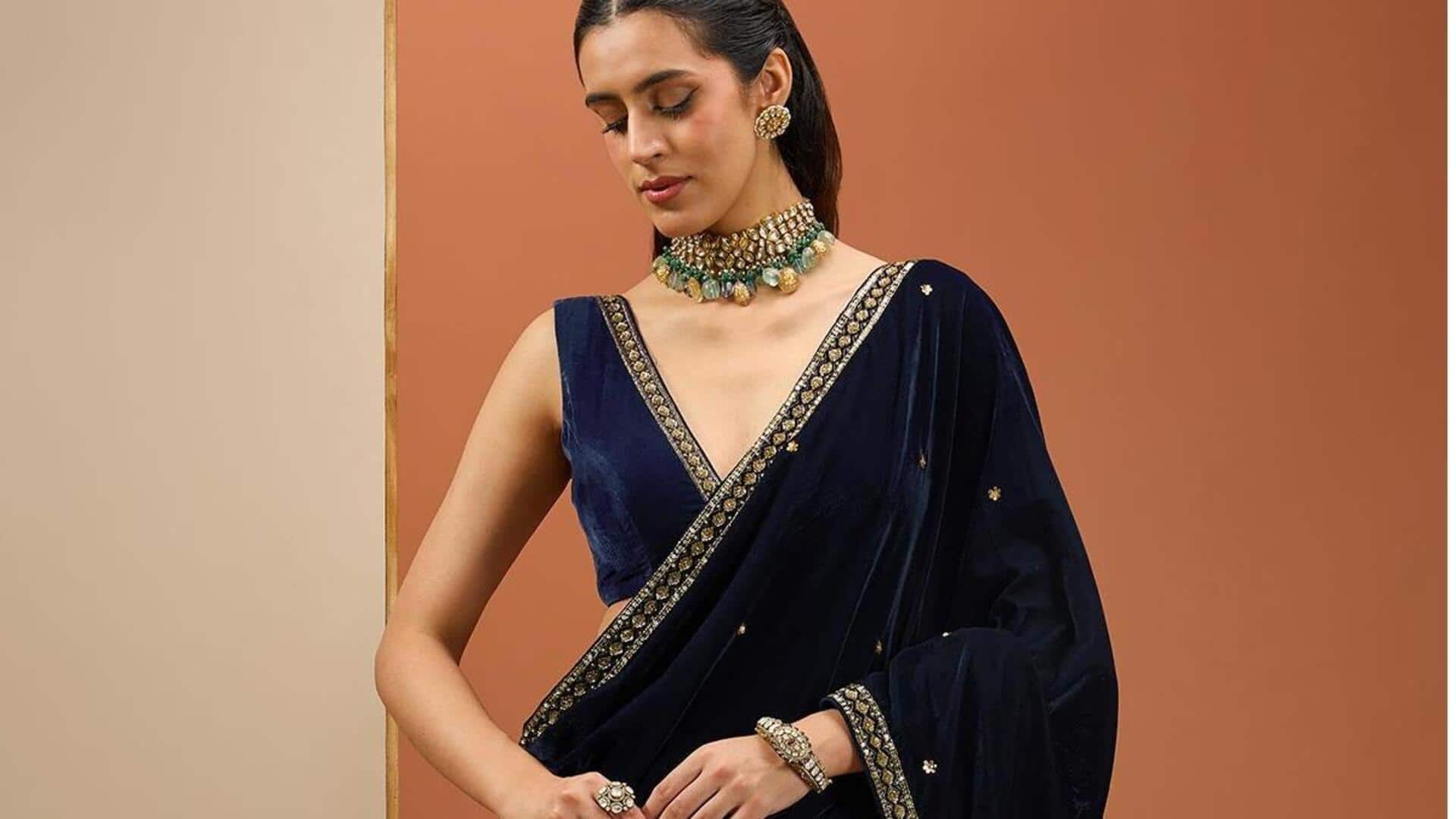 वेलवेट साड़ी का इस तरह से रखें ध्यान, नहीं होगी खराब