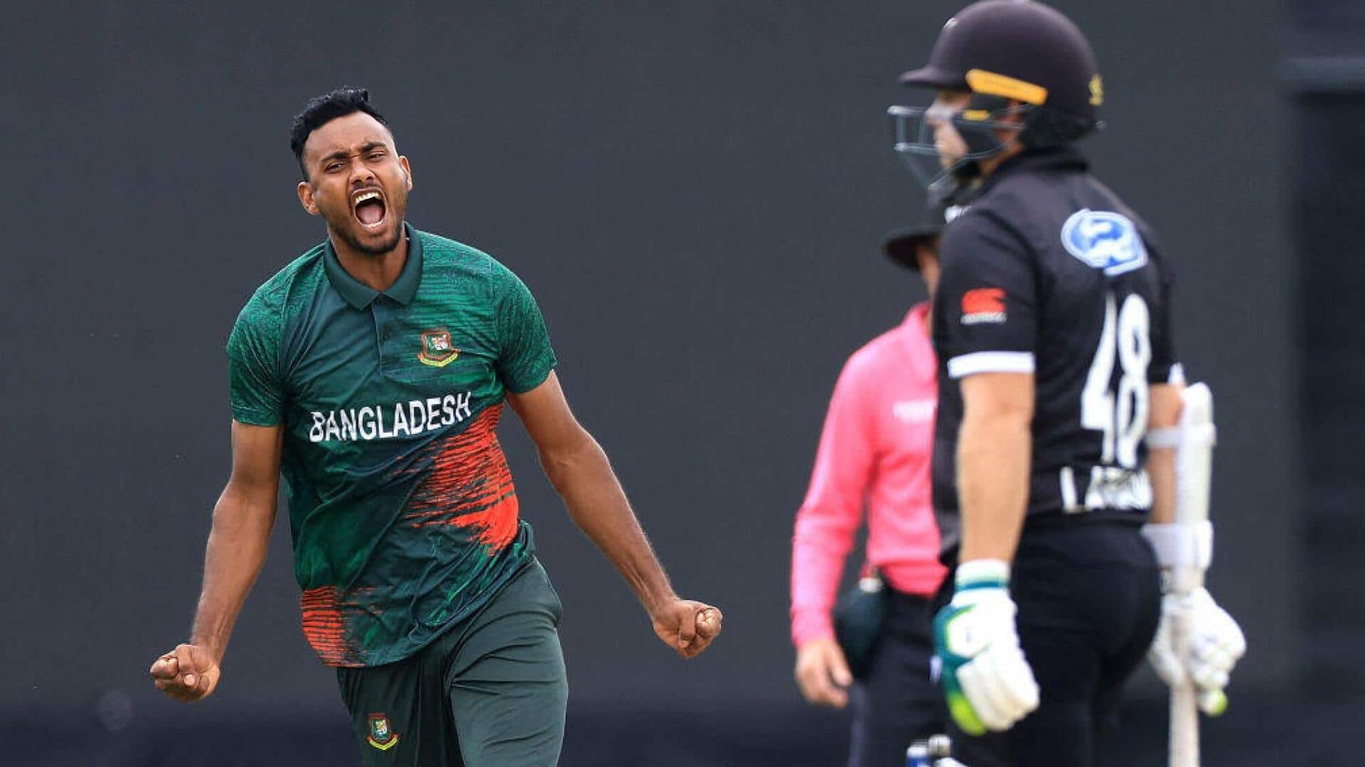 न्यूजीलैंड बनाम बांग्लादेश: शोरफुल इस्लाम की शानदार गेंदबाजी, 3 विकेट अपने नाम किए