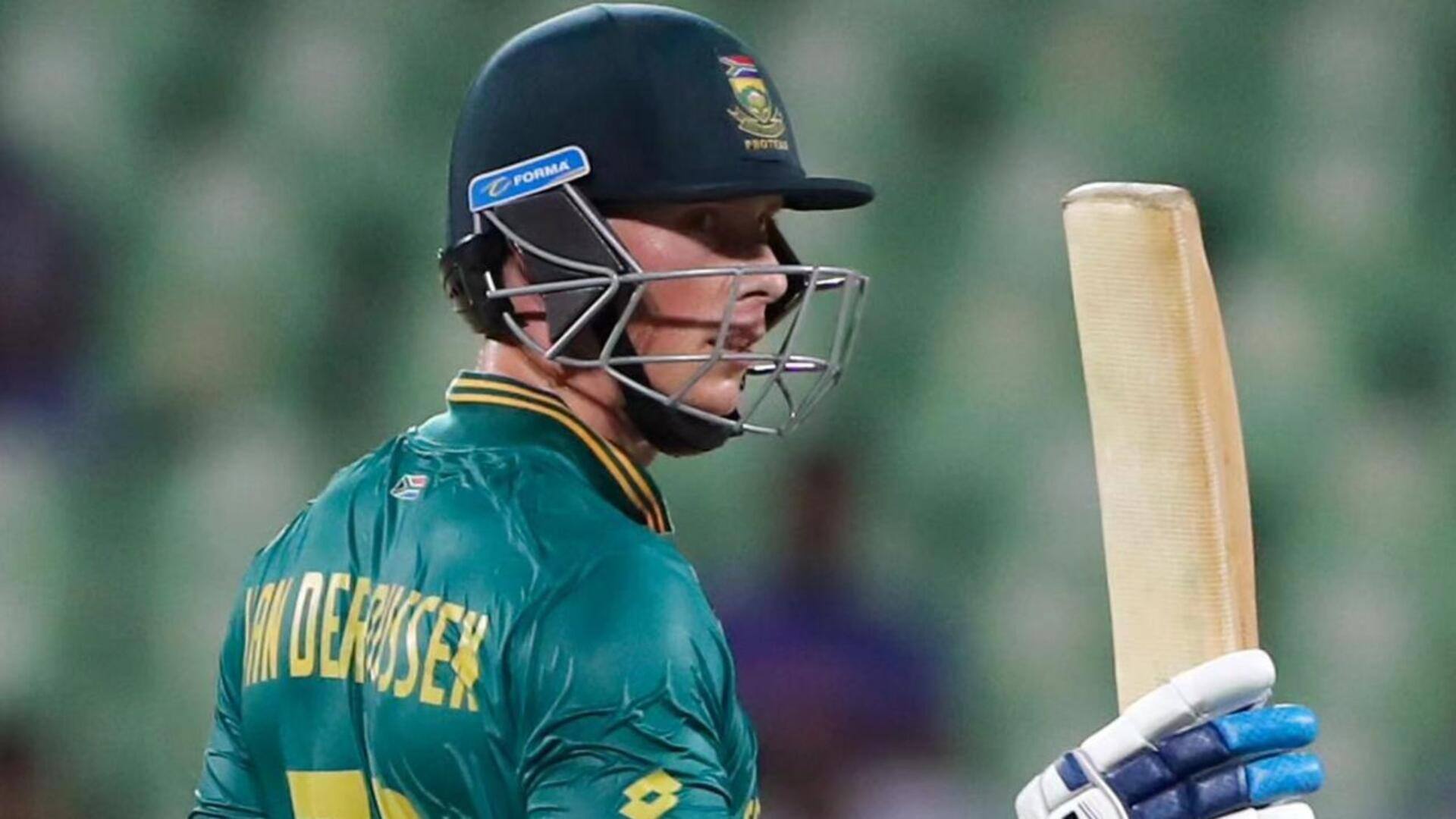 इंग्लैंड बनाम दक्षिण अफ्रीका: रासी वैन डेर डुसेन ने लगाया वनडे करियर का 13वां अर्धशतक