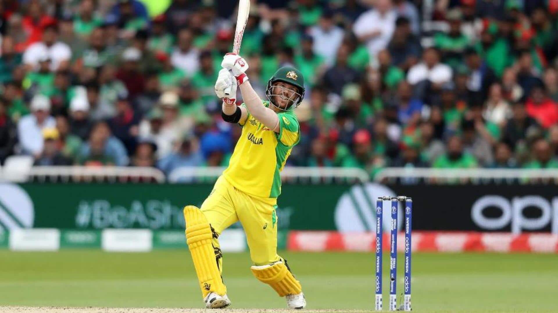 ऑस्ट्रेलिया ने बनाया वनडे में अपना तीसरा सबसे बड़ा स्कोर, वार्नर और मैक्सवेल ने जड़े शतक